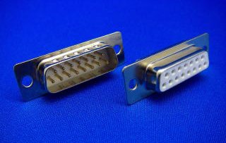 Dサブコネクタへのリード線はんだ付け